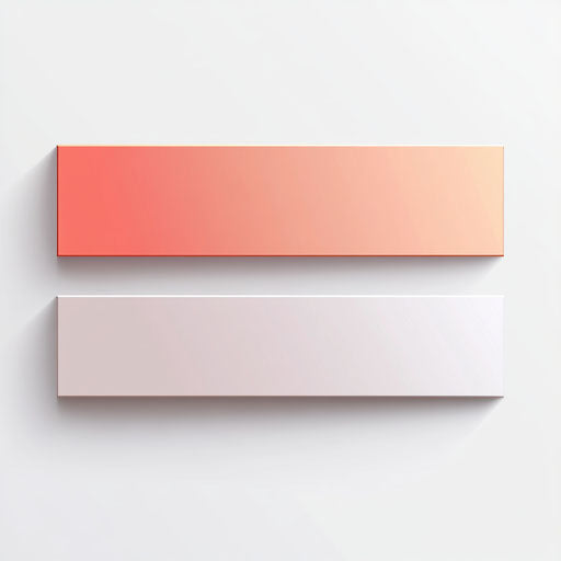 3D banner with photorealistic style on flat white background