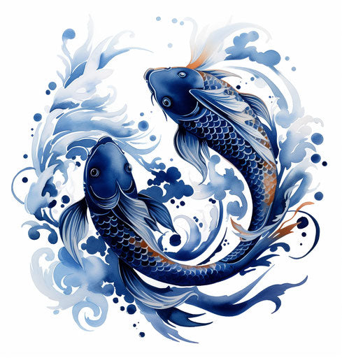 Bold Koi Fish Tattoo Design Pack