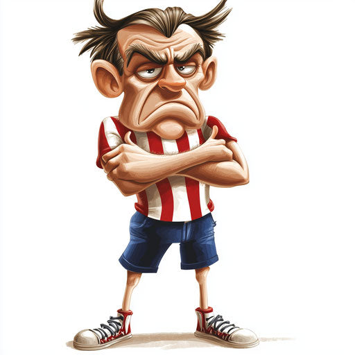 Editable 4th Of July Caricature Clipart for Custom Projects