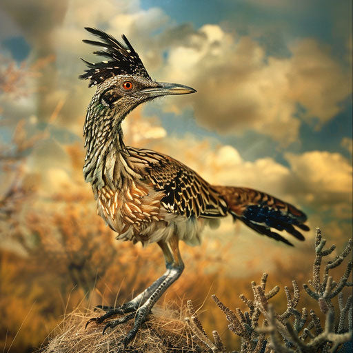 Roadrunner on road: natural interactions in Lanting style