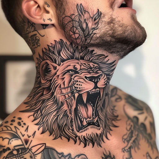 Intricate Neck Tattoo Tattoo Sketches