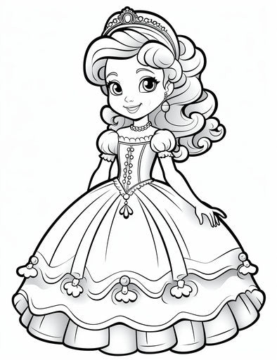 Princess coloring pages