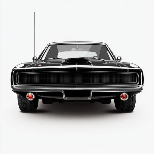Realistic illustration of a charger, high resolution, isolated