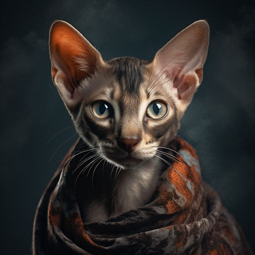 Oriental shorthair cat kitten