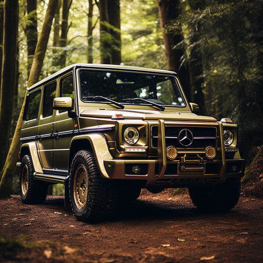 Mercedes Benz G Wagon classic with larger exhausts