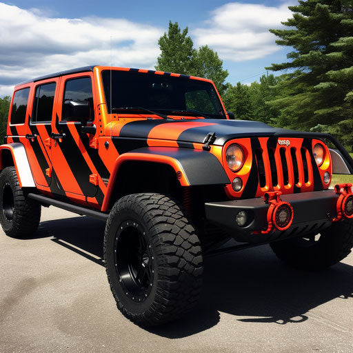 Jeep Wrangler Classic Racing Stripes