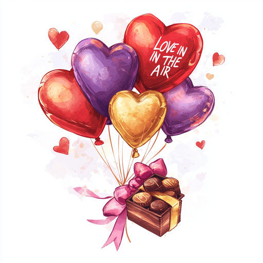 Love floating in the air