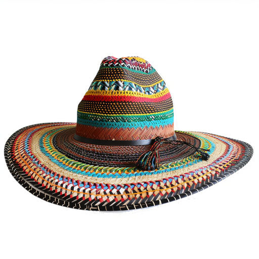 Realistic sombrero clipart against flat white background