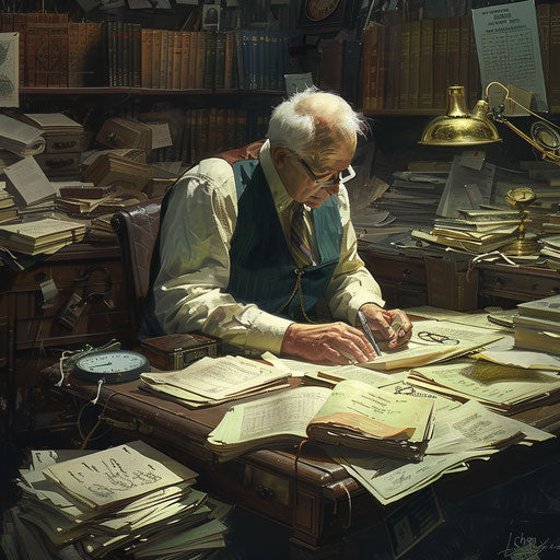 Visuals of finance highlighting the meticulous work of an actuary