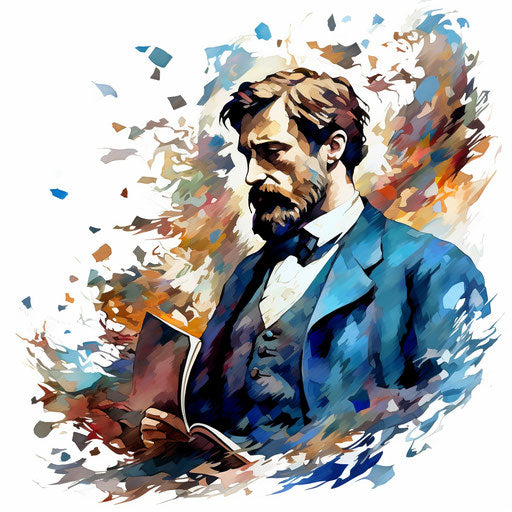 Document clipart in the style of Impressionistic Art