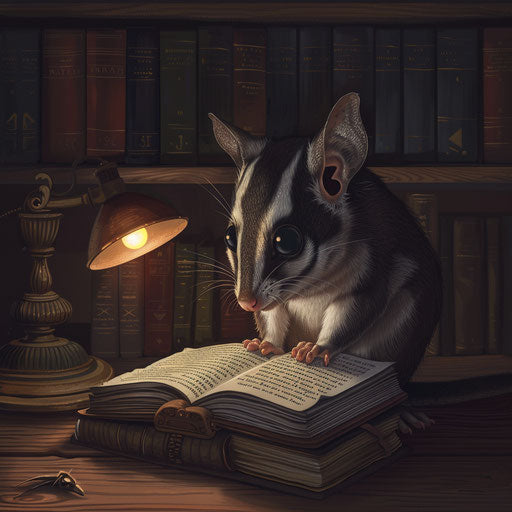 Nighttime exploration in a library