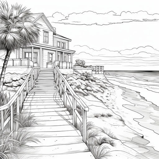 Outdoor beach scenes for adults