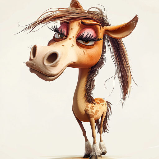 Comprehensive Pony Caricature Clipart Collection for Publishers