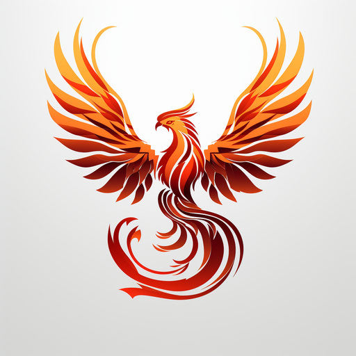 Energy-filled red bird in mythical style, Papua New Guinea art