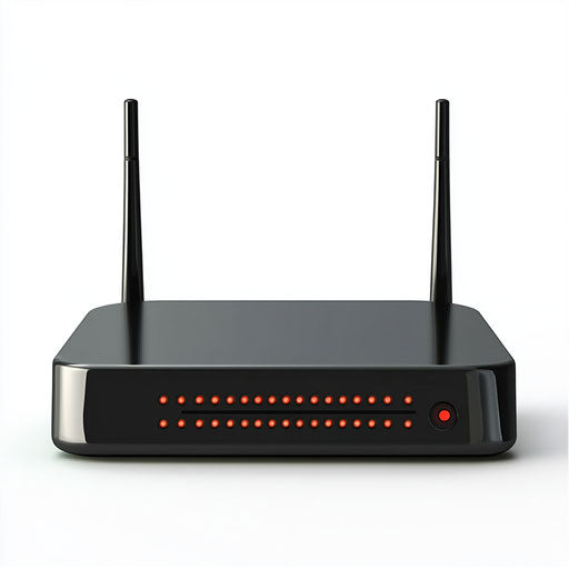 Realistic illustration of a router, high resolution, isolated