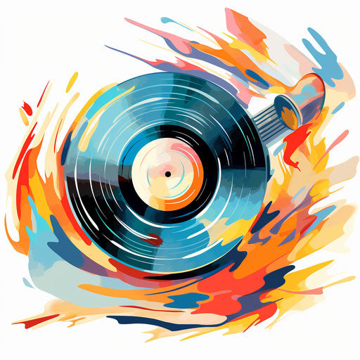 Clipart in Impressionistic Art style on white background