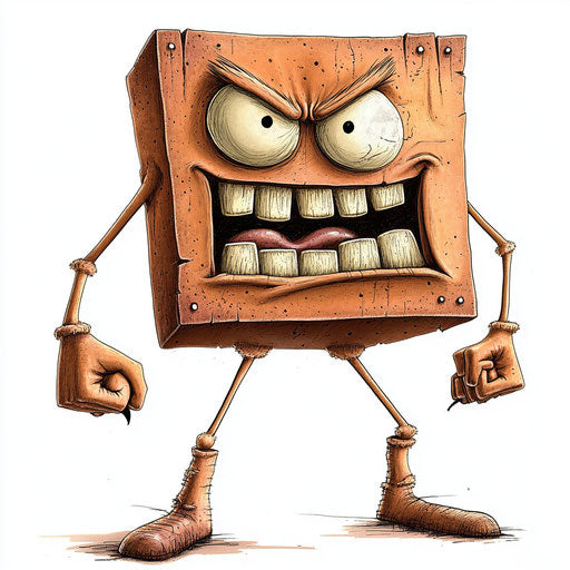 Professional Square Caricature Clipart in High-Definition