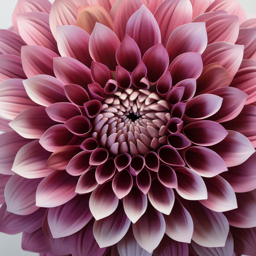 Purple chrysanthemum on white background, dark silver maroon