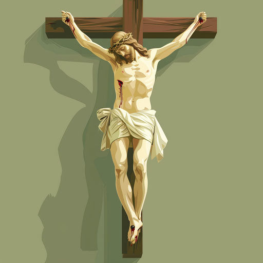 Serene Friday clipart with olive background, refined gradients and linework