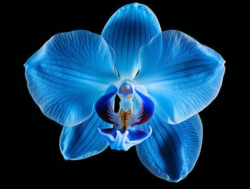 Blue blossom isolated on white bg, tamron sp 70-200mm f/2.8 di vc usd g2 style