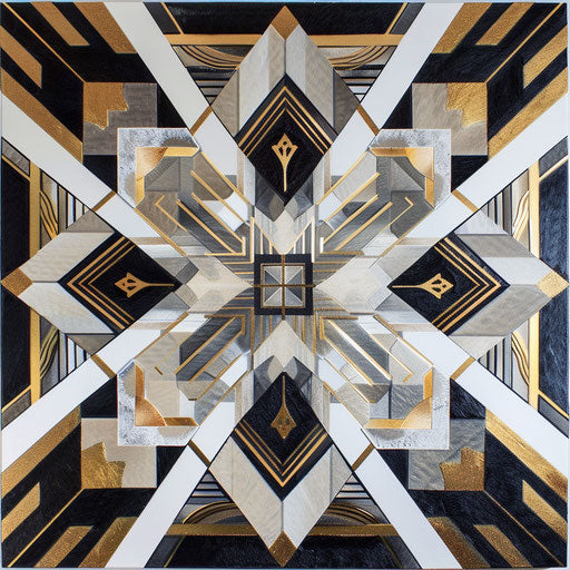 Geometric pattern inspired by Art Deco