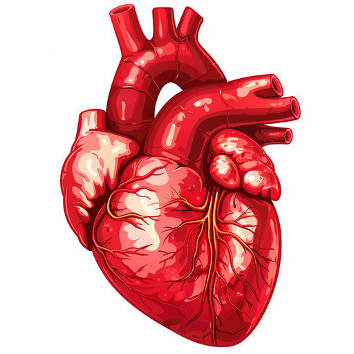 Cartoon heart clip art image