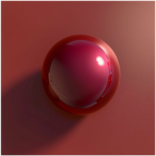 Luminous effect on rich burgundy background with realistic clipart