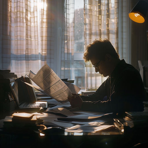 Tax consultant preparing for the tax season