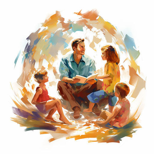 Illustration of a story in Impressionistic style