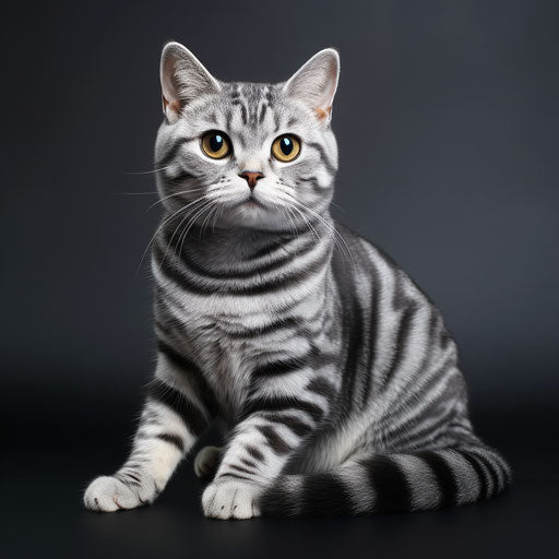 An American shorthair cat