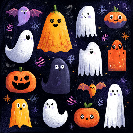 Cute and Spooky Halloween Illustrations