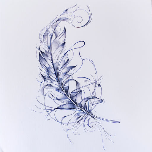 Professional Feather Tattoo Files