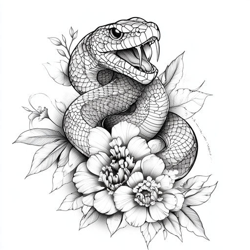 Snake Hand Tattoo Tattoo Sketch Collection