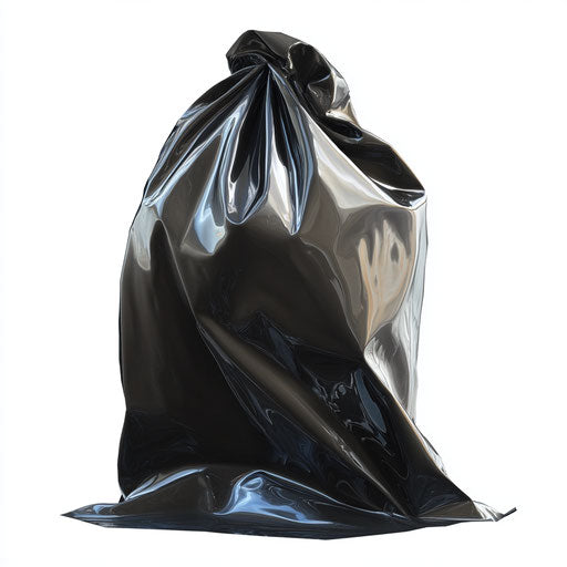 Realistic trash bag, high resolution, isolated