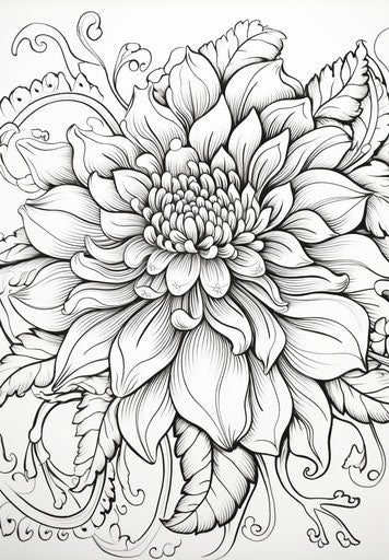 Indonesian-inspired coloring images for adults and family