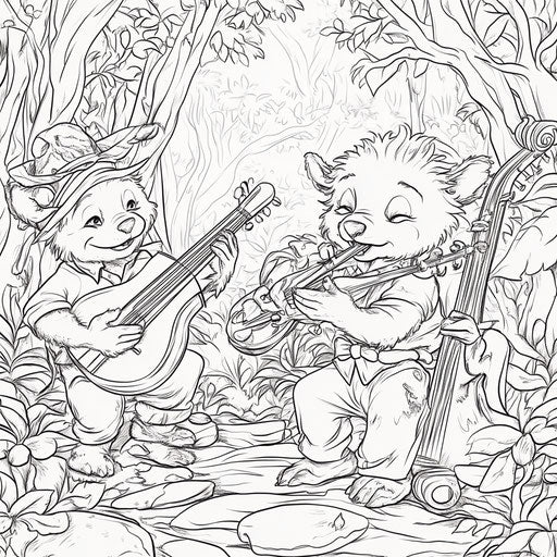 Enjoyable Jungle Animal Coloring Pages Art for Gatherings