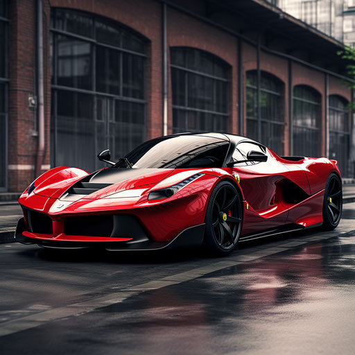 Classic restyling of LaFerrari