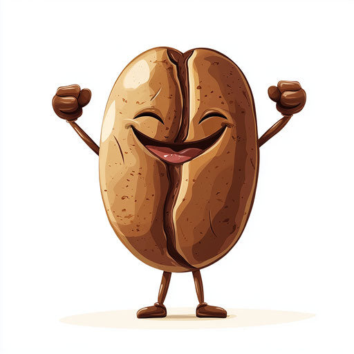 Comprehensive Coffee Bean Caricature Clipart Collection for Publishers