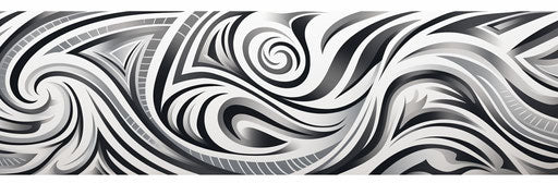 Tribal art pattern, reflex reflections, Tonga art