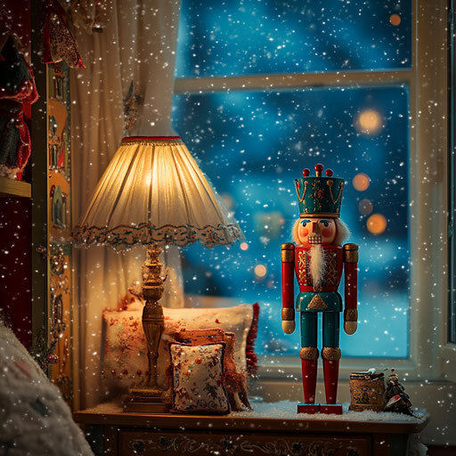 The Nutcracker guarding a child's dreams