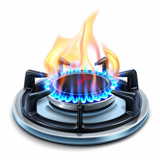 Photo realistic gas clipart with flat white background