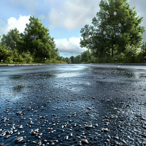 Realistic road clipart with random flat background