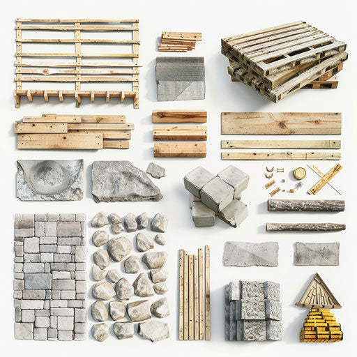 Project clipart in a photo realistic style on white background