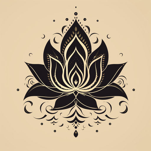 Opulent oriental ornamentation for tattoos and patterns