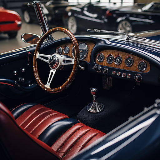 Interior refurbishment of ac car Shelby Cobra