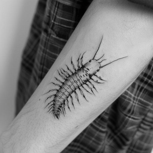 Versatile Centipede Tattoo Sketches