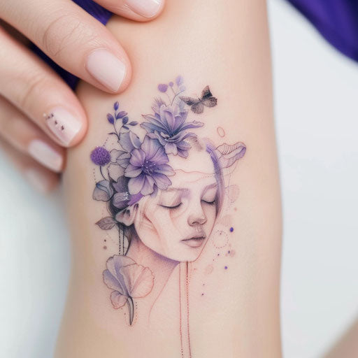 Lilac Tattoo Design Kit
