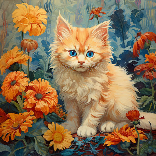 Louis Wain's Cat Kitten