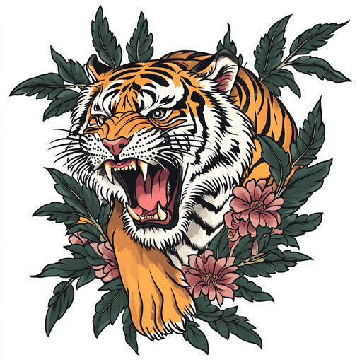 Thigh Tattoos Male Tattoo Vector Art