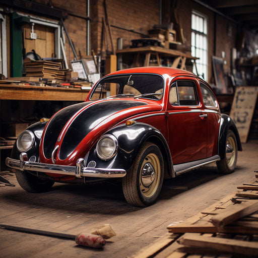 Restoration of classic car VW Beatle